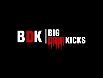 BIG DRIP KICKS logo design by pilKB