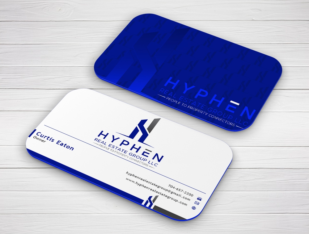 Hyphen Real Estate Group LLC logo design by Niqnish