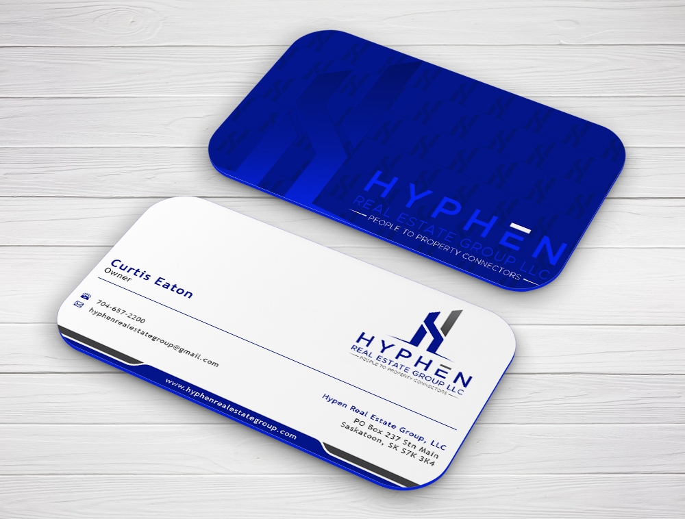 Hyphen Real Estate Group LLC logo design by Niqnish