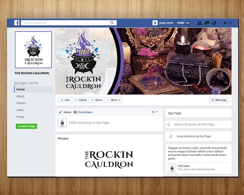 The Rockin Cauldron logo design by MastersDesigns