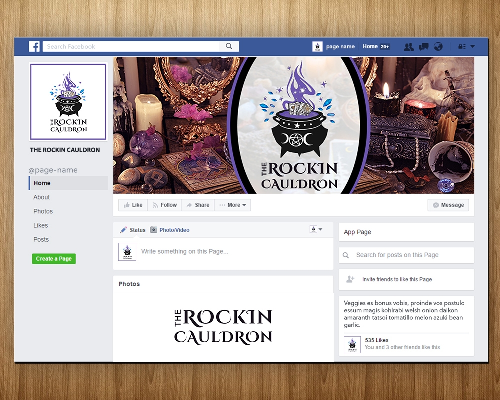 The Rockin Cauldron logo design by MastersDesigns