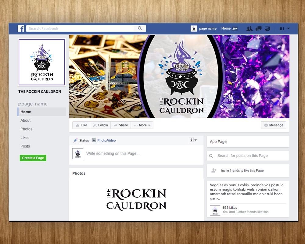 The Rockin Cauldron logo design by MastersDesigns