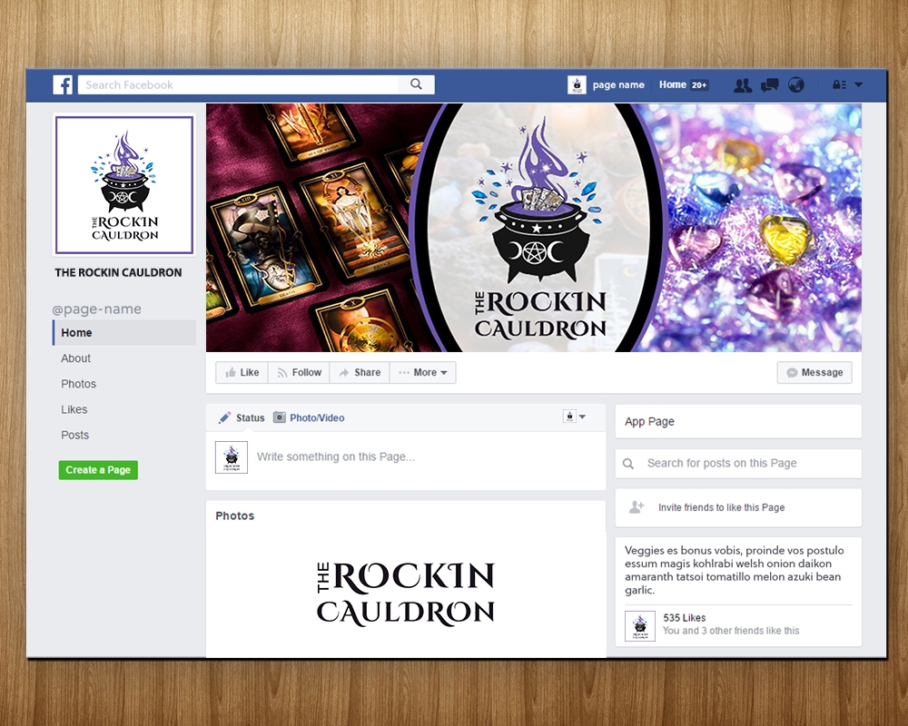 The Rockin Cauldron logo design by MastersDesigns