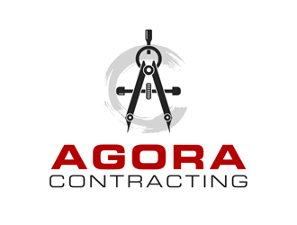 Agora Contracting logo design by kunejo