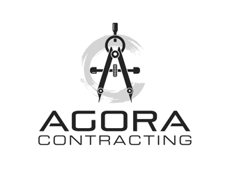 Agora Contracting logo design by kunejo