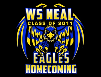 W. S. Neal Eagles  logo design by Roma