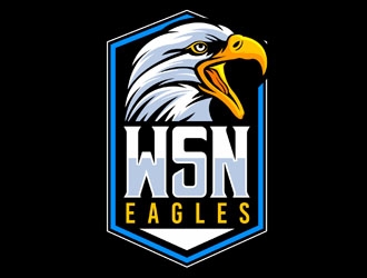 W. S. Neal Eagles  logo design by DreamLogoDesign