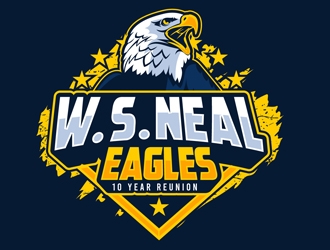 W. S. Neal Eagles  logo design by DreamLogoDesign