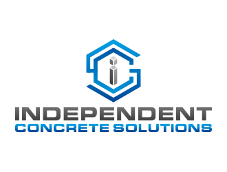 Independent concrete solutions logo design by yippiyproject