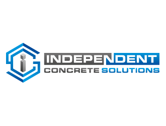 Independent concrete solutions logo design by yippiyproject