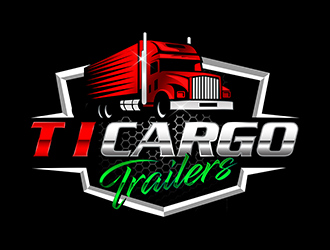 T.I Cargo Trailers logo design by 3Dlogos