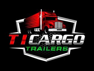 T.I Cargo Trailers logo design by 3Dlogos