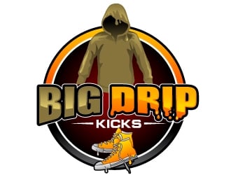 BIG DRIP KICKS logo design by Suvendu