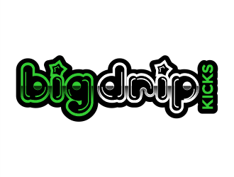 BIG DRIP KICKS logo design by Gwerth