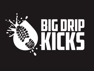 BIG DRIP KICKS logo design by YONK