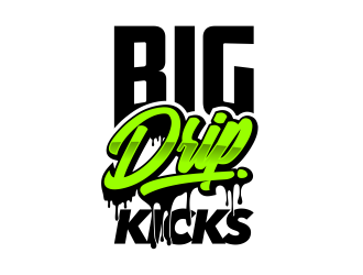 BIG DRIP KICKS logo design by ekitessar