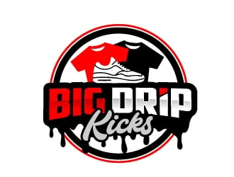 BIG DRIP KICKS logo design by jaize