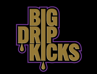 BIG DRIP KICKS logo design by pollo