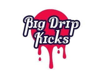 BIG DRIP KICKS logo design by japon