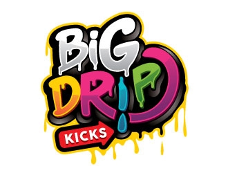 BIG DRIP KICKS logo design by REDCROW