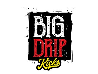 BIG DRIP KICKS logo design by REDCROW