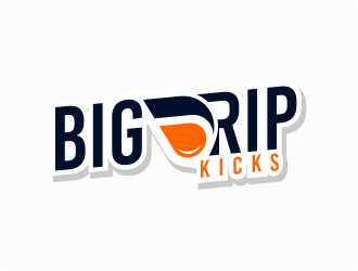 BIG DRIP KICKS logo design by mrdesign