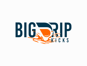 BIG DRIP KICKS logo design by mrdesign