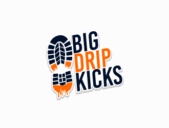 BIG DRIP KICKS logo design by mrdesign