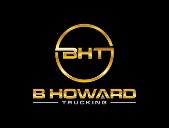 B HOWARD TRUCKING  logo design by scolessi