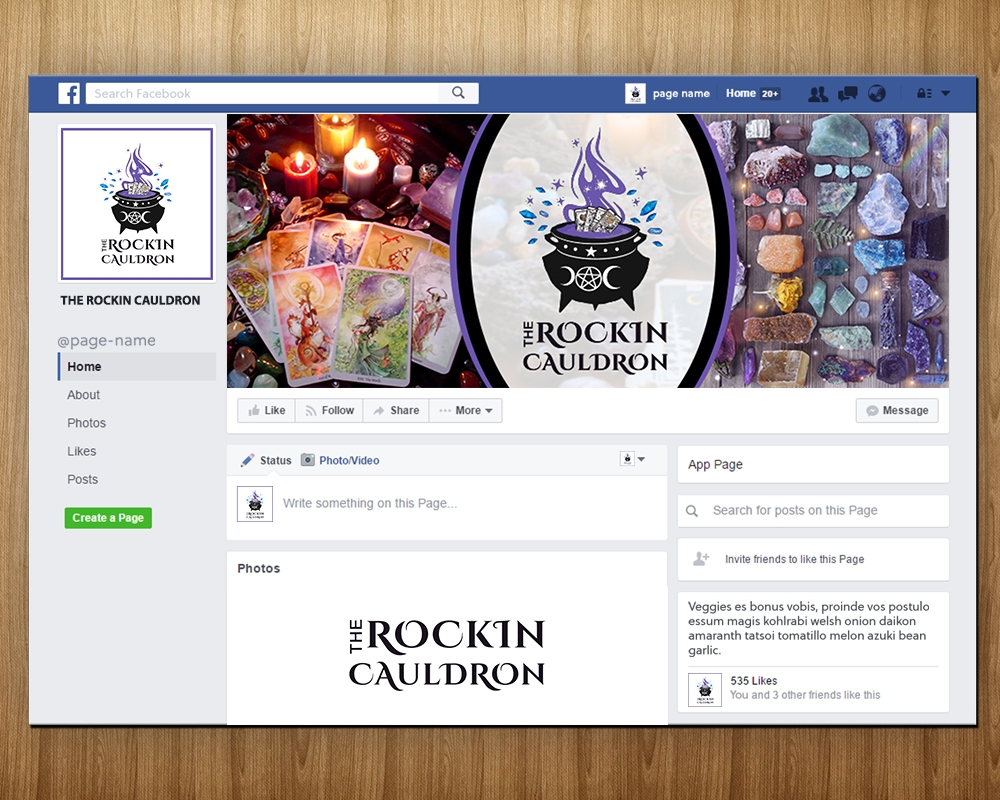 The Rockin Cauldron logo design by MastersDesigns