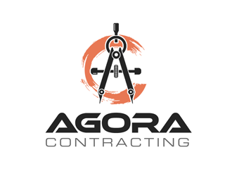 Agora Contracting logo design by kunejo