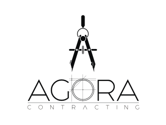 Agora Contracting logo design by coco