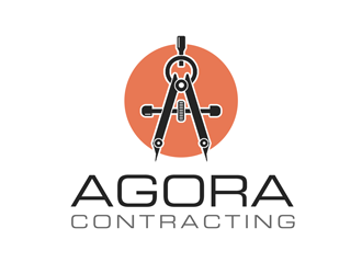 Agora Contracting logo design by kunejo