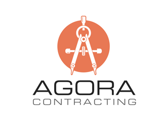 Agora Contracting logo design by kunejo