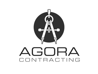 Agora Contracting logo design by kunejo