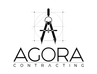 Agora Contracting logo design by coco