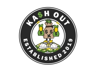 Kash out  logo design by Alfatih05