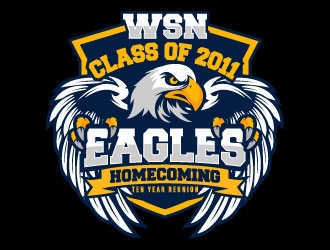 W. S. Neal Eagles  logo design by daywalker