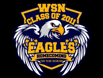 W. S. Neal Eagles  logo design by daywalker