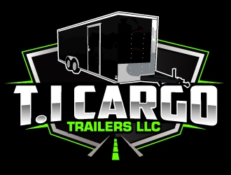 T.I Cargo Trailers logo design by AamirKhan