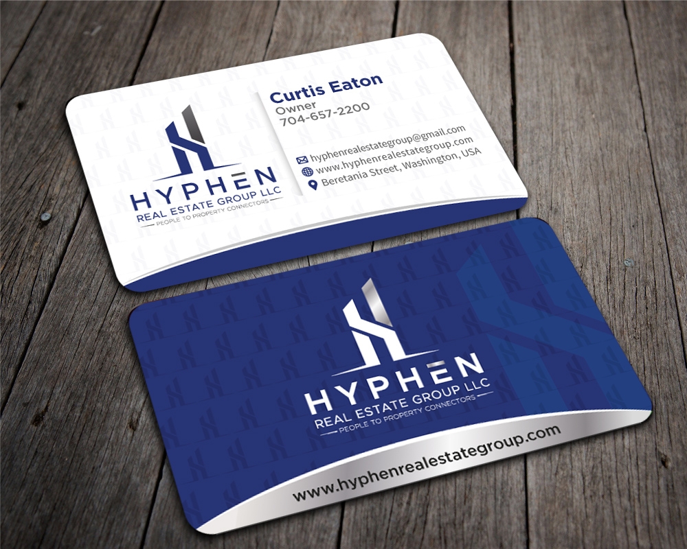 Hyphen Real Estate Group LLC logo design by PANTONE