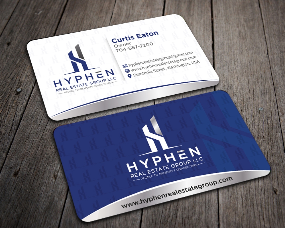 Hyphen Real Estate Group LLC logo design by PANTONE