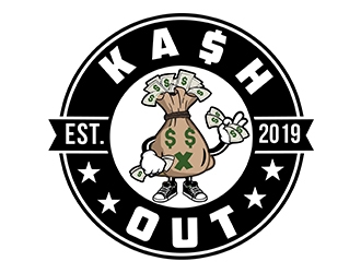 Kash out  logo design by PrimalGraphics