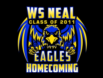 W. S. Neal Eagles  logo design by Roma