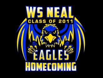 W. S. Neal Eagles  logo design by Roma