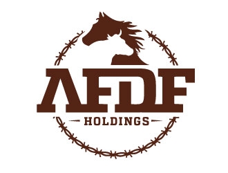 AFDF Holdings (Mine and my hubands intials)  logo design by REDCROW