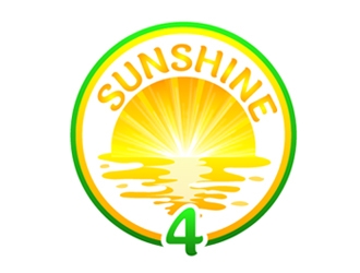 Sunshine 4 logo design by Roma