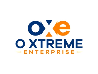 O XTREME ENTERPRISE  (OXE) logo design by Kirito