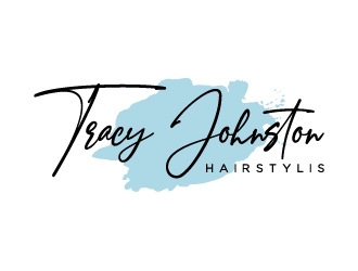 Tracy Johnston Hairstylist logo design by BrainStorming