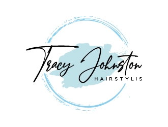 Tracy Johnston Hairstylist logo design by BrainStorming